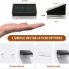YKLITG Solar Fence Lights 12 Pack, Outdoor Solar Lights with 3 Color Temperatures, IP65 Waterproof Wide-Angle LED Lighting for Fence, Wall