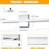 YKLITG 23.6 inch Chrome Bathroom Vanity Light,14W 5CCT Dimmable LED Bathroom Lighting Fixtures Over Mirror, Modern Vanity Lights for Bathrooms Restroom Mirror- ETL Certified