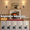 YKLITG Crystal-Inspired Bubble Wireless Wall Sconces, 10000mAh Battery Operated Wall Sconces Set of 2, 3 Color Temps Rechargeable Wall Lights with Remote, Dimmable Wall Lamp for Living Room Bedroom