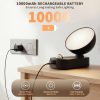 YKLITG Battery Operated Outdoor Lights, 10000mAh Rechargeable, 120 Days/Charge, 3 Modes, 3 Brightness, IP65 Wireless Outdoor Security Motion Light for Patio Porch Garage, 2 Pack