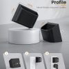 YKLITG Night Lights Plug Into Wall, Auto On/Off, 4 Pack, Black, 3000K