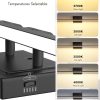 YKLITG 48 Inch Modern Bathroom Light Fixture, 30W 5CCT Dimmable LED Black Bathroom Vanity Lights Over Mirror, Vanity Lights for Bathrooms Restroom Mirror- ETL Certified