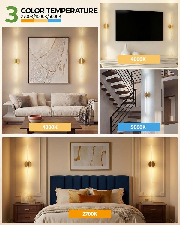 YKLITG Crystal-Inspired Bubble Battery Operated Wall Sconce Set of 2, 10000mAh 3 Color Temps Rechargeable Wall Lights with Remote, Dimmable Wireless Wall Lamp for Living Room Bedroom