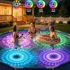 YKLITG Floating Solar Pool Lights(3 Pack), IP68 Waterproof Solar Powered Pool Lights with Remote Control & Timer, 9 Lighting Colors& 3 Modes Floating Light for Inground Above Ground Pool, Hot Tubs