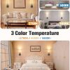 YKLITG Crystal-Inspired Bubble Wireless Wall Sconces, 10000mAh Battery Operated Wall Sconces Set of 2, 3 Color Temps Rechargeable Wall Lights with Remote, Dimmable Wall Lamp for Living Room Bedroom