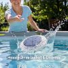 YKLITG Floating Solar Pool Lights, 5.8 Inch IP68 Waterproof Pool Lights with Remote, 9 RGB Color LED Pool Solar Lights with Timer Auto On/Off, Pool Lights for Inground Above Ground Pools Hot Tub Spa