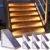 YKLITG Solar Step Lights for Outside 12 Pack
