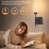 YKLITG Crystal-Inspired Bubble Wireless Wall Sconces, 10000mAh Battery Operated Wall Sconces Set of 2, 3 Color Temps Rechargeable Wall Lights with Remote, Dimmable Wall Lamp for Living Room Bedroom