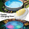YKLITG Floating Solar Pool Lights, 5.8 Inch IP68 Waterproof Pool Lights with Remote, 9 RGB Color LED Pool Solar Lights with Timer Auto On/Off, Pool Lights for Inground Above Ground Pools Hot Tub Spa